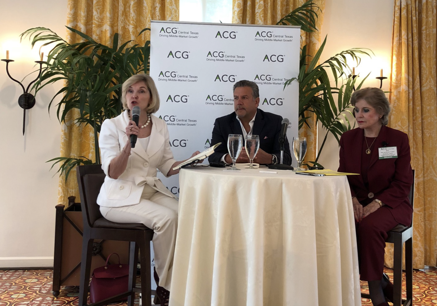 I had the pleasure of moderating ACG's panel on how to land a  board seat at the Westwood Country Club in Austin.